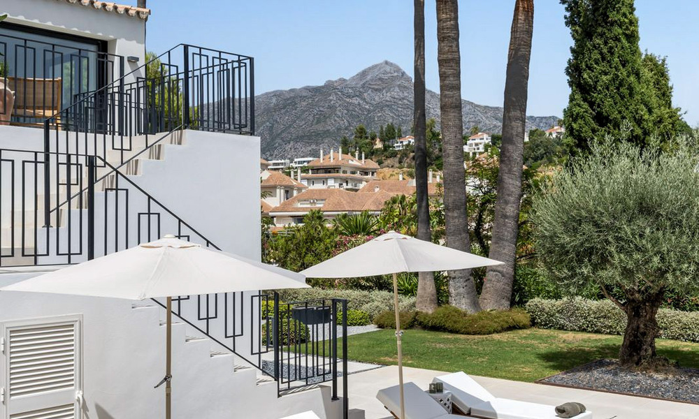 Villa modernizada de estilo mediterráneo contemporáneo en venta en el Valle del Golf de Nueva Andalucía, Marbella 807968