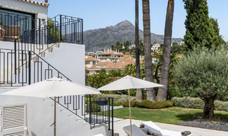 Villa modernizada de estilo mediterráneo contemporáneo en venta en el Valle del Golf de Nueva Andalucía, Marbella 807968 