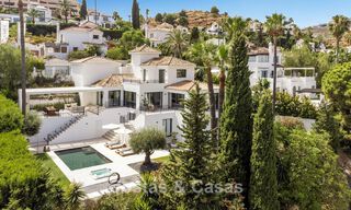 Villa modernizada de estilo mediterráneo contemporáneo en venta en el Valle del Golf de Nueva Andalucía, Marbella 807971 