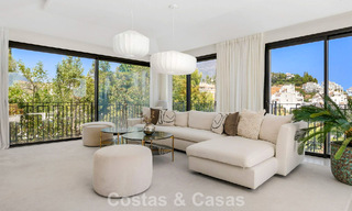 Villa modernizada de estilo mediterráneo contemporáneo en venta en el Valle del Golf de Nueva Andalucía, Marbella 807975 