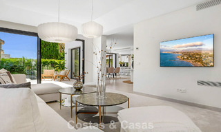 Villa modernizada de estilo mediterráneo contemporáneo en venta en el Valle del Golf de Nueva Andalucía, Marbella 807977 