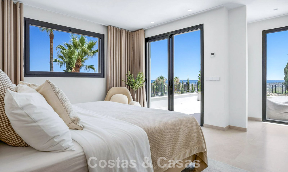 Villa modernizada de estilo mediterráneo contemporáneo en venta en el Valle del Golf de Nueva Andalucía, Marbella 807989
