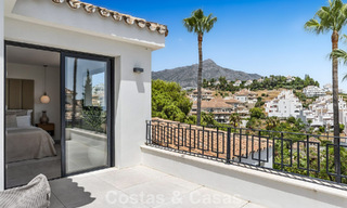Villa modernizada de estilo mediterráneo contemporáneo en venta en el Valle del Golf de Nueva Andalucía, Marbella 807990 