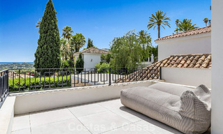 Villa modernizada de estilo mediterráneo contemporáneo en venta en el Valle del Golf de Nueva Andalucía, Marbella 807991 