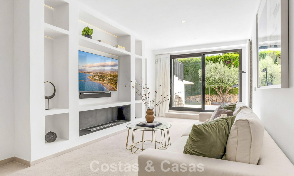 Villa modernizada de estilo mediterráneo contemporáneo en venta en el Valle del Golf de Nueva Andalucía, Marbella 807999