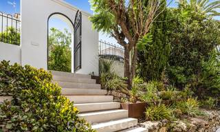 Villa modernizada de estilo mediterráneo contemporáneo en venta en el Valle del Golf de Nueva Andalucía, Marbella 808014 