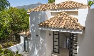 Villa modernizada de estilo mediterráneo contemporáneo en venta en el Valle del Golf de Nueva Andalucía, Marbella 808015 