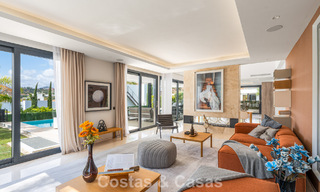 Villa de lujo contemporánea con diseño minimalista en venta en Nueva Andalucía, Marbella 808107 