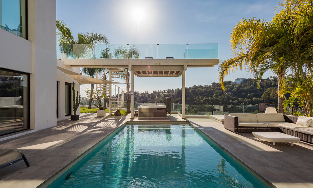 Villa exclusiva estilo moderno para comprar, campo de golf, Marbella – Benahavis 37633