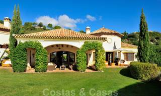 Encantadora villa de lujo de estilo andaluz para comprar en La Zagaleta, Marbella - Benahavis 20437 