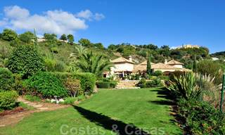 Encantadora villa de lujo de estilo andaluz para comprar en La Zagaleta, Marbella - Benahavis 20441 